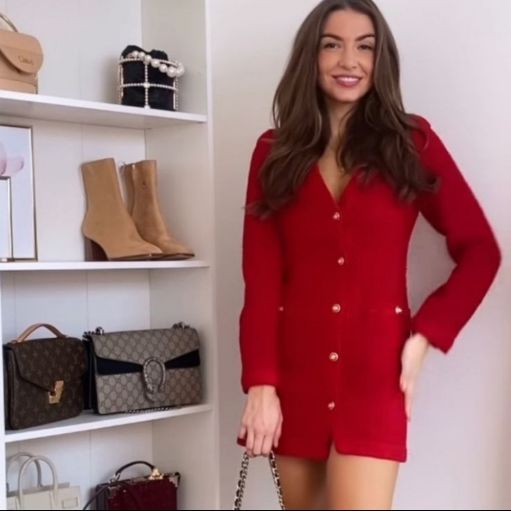 💥Bloggers Favorite Zara Textured Dress